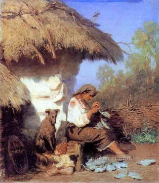 ヘンリク・シェミラツキ Painting - 田舎の牧歌 ポーランド語 ギリシャ語 ローマ人 ヘンリク・シェミラツキ